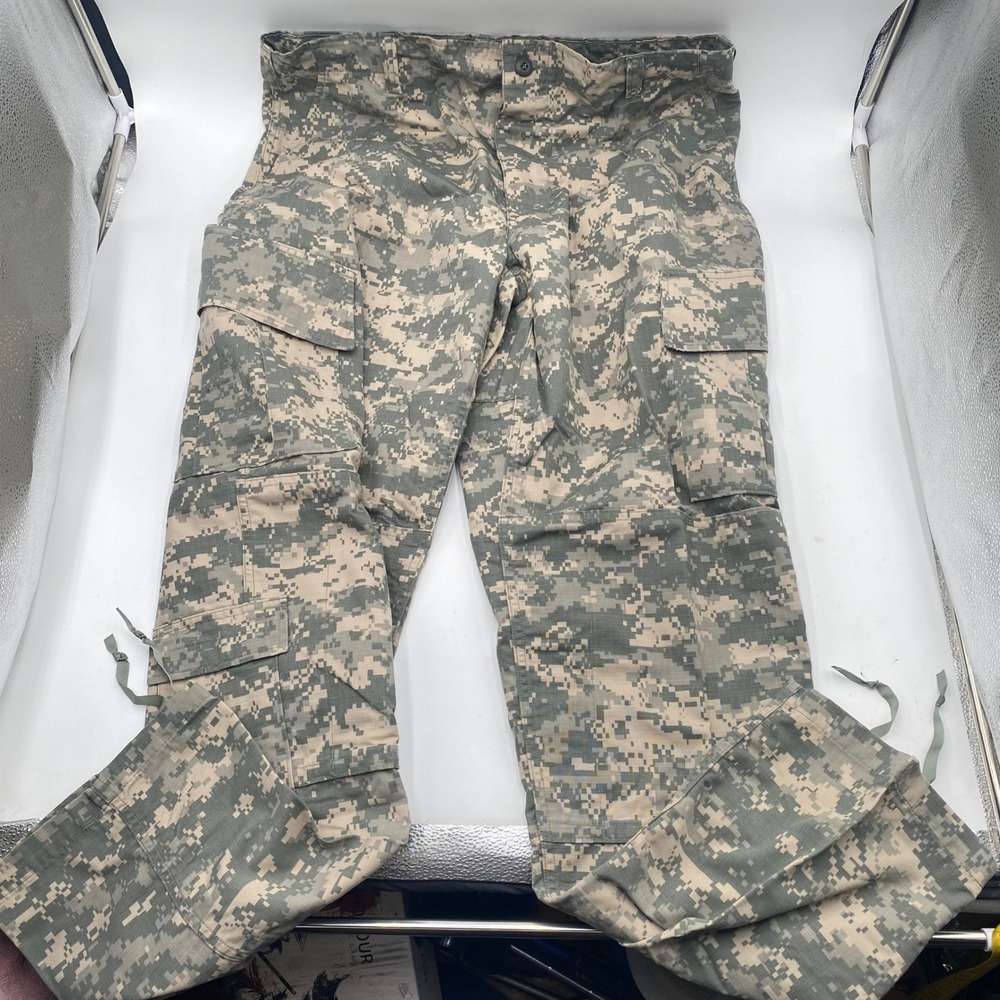 US ARMY UNICOR ACU Trouser Pants Large Long UCP Digital Camo Tactical Cargo Mens